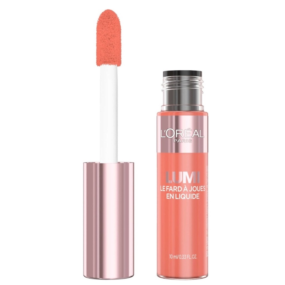 610 Dewy Rich Coral L'Oreal Lumi Liquid Blush